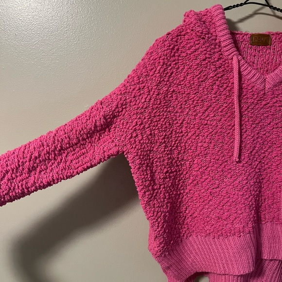 POL Pink Boucle Hoodie Small - Picture 3 of 10